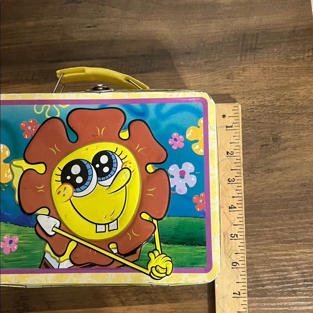 SpongeBob SquarePants Metal Lunchbox Tin 2007